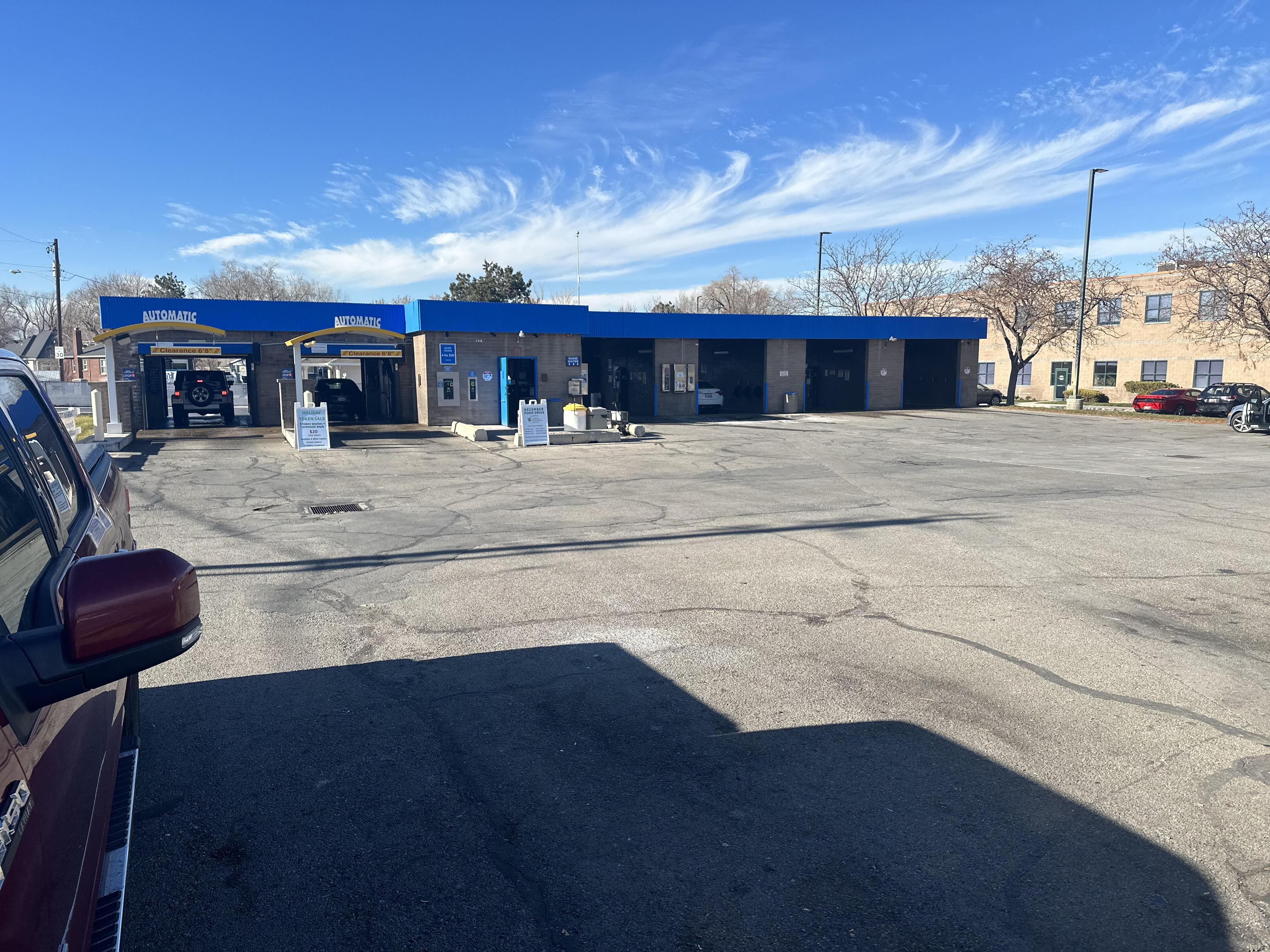 Front exterior of Murray Car Wash at 5868 S 900 E, Murray, Utah — open 24 hours